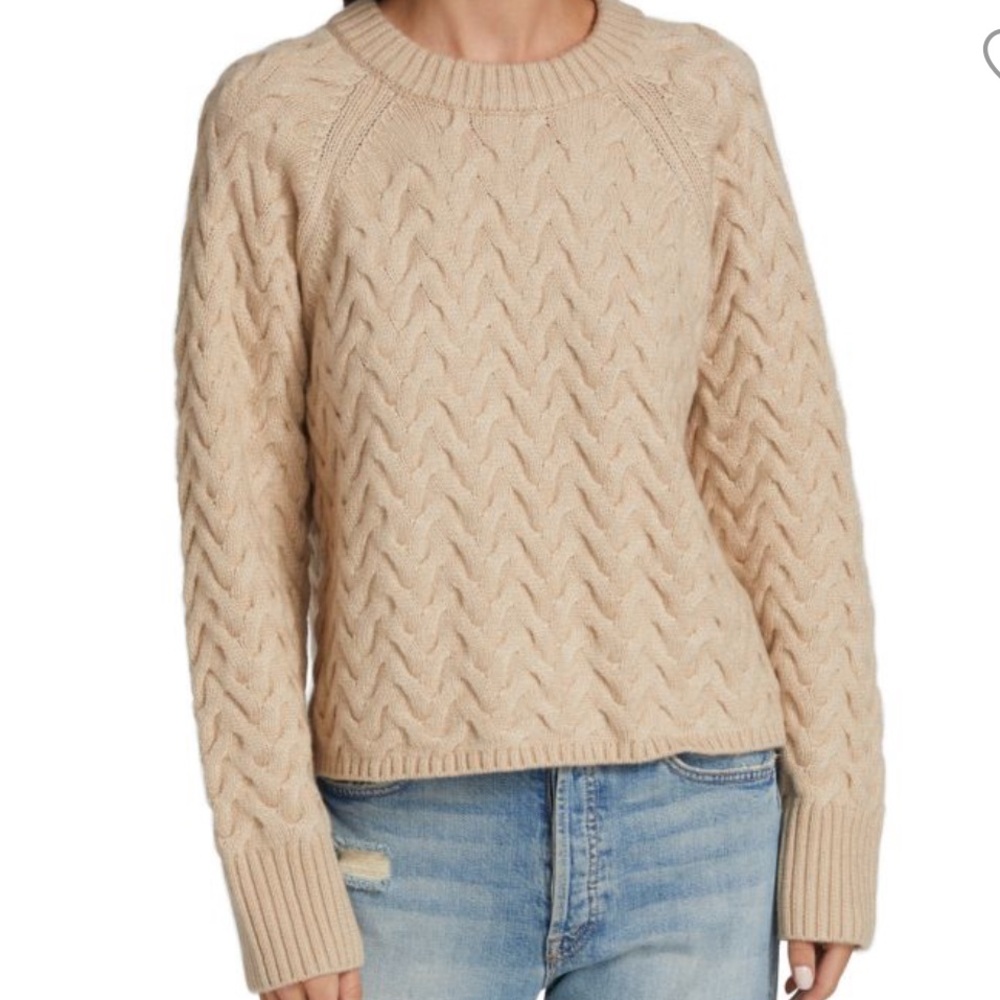 NWT • dh New York Elle Chevron-Knit Sweater - size S